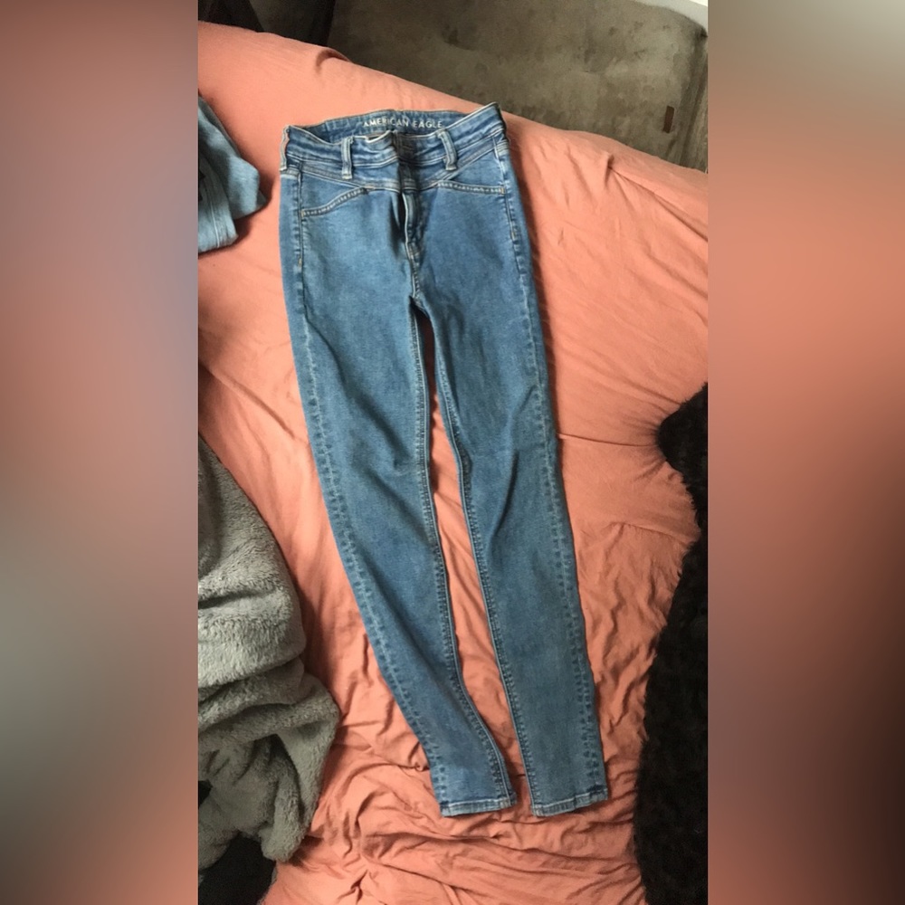 American eagle super high rise jegging